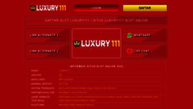 What Luxury111gol.com website looked like in 2022 (1 year ago)