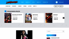 What Lordmanga.com website looked like in 2022 (1 year ago)