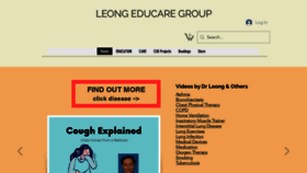 What Leong.my website looked like in 2022 (1 year ago)