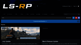 What Ls-rp.com website looked like in 2022 (1 year ago)