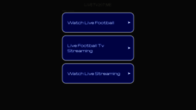 What Livetv207.me website looked like in 2022 (3 years ago)