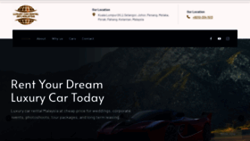 What Luxurycarrental.com.my website looked like in 2022 (1 year ago)