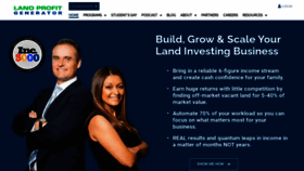 What Landprofitgenerator.com website looked like in 2022 (1 year ago)