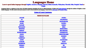 What Languageshome.com website looked like in 2022 (1 year ago)