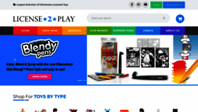 What License-2-play.com website looked like in 2022 (1 year ago)