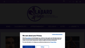 What Labaroviola.com website looked like in 2022 (1 year ago)