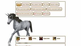 What Lenormand-reading.com website looked like in 2022 (3 years ago)