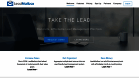 What Leadmailbox.com website looked like in 2022 (1 year ago)