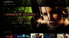 What Lionsgateplay.com website looked like in 2022 (2 years ago)