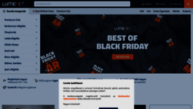 What Lumenet.hu website looked like in 2022 (1 year ago)