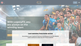 What Legacyfx.eu website looked like in 2022 (1 year ago)