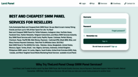 What Lordpanel.com website looked like in 2022 (1 year ago)