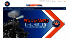 What Lionelsupport.com website looked like in 2022 (1 year ago)