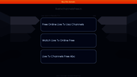 What Livetvchannelsfree.in website looked like in 2022 (1 year ago)