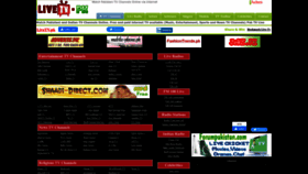 What Livetv.pk website looked like in 2022 (1 year ago)