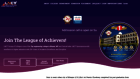 What Lnct.ac.in website looked like in 2022 (1 year ago)