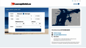 What Laevapiletid.ee website looked like in 2022 (1 year ago)