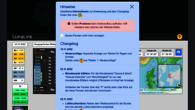 What Lunalink.de website looked like in 2022 (1 year ago)