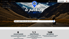 What Leparking-moto.be website looked like in 2022 (1 year ago)