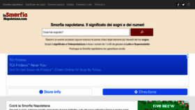 What Lasmorfianapoletana.com website looked like in 2022 (1 year ago)
