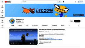 What Lekoopa.de website looked like in 2022 (1 year ago)
