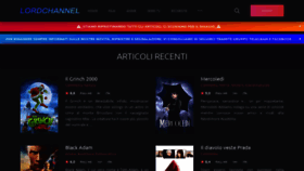 What Lordchannel.com website looked like in 2022 (1 year ago)