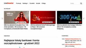 What Livesmarter.pl website looked like in 2022 (1 year ago)