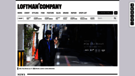 What Loftman.co.jp website looked like in 2022 (1 year ago)