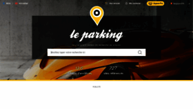 What Leparking.be website looked like in 2022 (1 year ago)