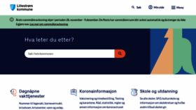 What Lillestrom.kommune.no website looked like in 2022 (1 year ago)