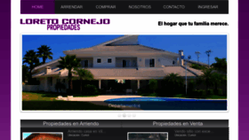 What Loretocornejo.cl website looked like in 2022 (1 year ago)