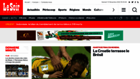 What Lesoirdalgerie.com website looked like in 2022 (1 year ago)