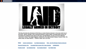 What Legallyarmedindetroit.com website looked like in 2022 (1 year ago)