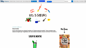 What Les3soeurs.com website looked like in 2022 (1 year ago)