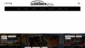 What Ludkinsmedia.com website looked like in 2022 (1 year ago)