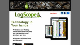 What Logscope.net website looked like in 2022 (1 year ago)