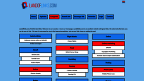 What Landoflinks.com website looked like in 2022 (1 year ago)