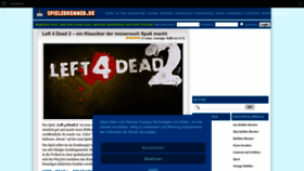 What Left4dead2.de website looked like in 2022 (1 year ago)