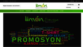 What Limonpromosyon.com website looked like in 2023 (1 year ago)