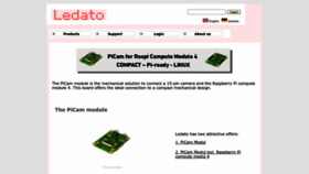 What Ledato.de website looked like in 2023 (1 year ago)