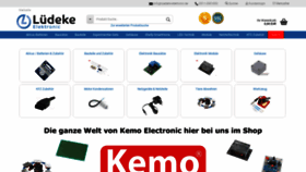 What Luedeke-elektronic.de website looked like in 2023 (1 year ago)