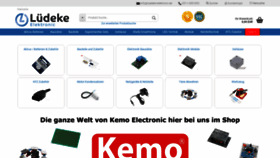 What Luedeke-elektronic.de website looked like in 2023 (2 years ago)