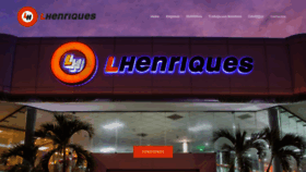 What Lhenriques.com website looked like in 2023 (1 year ago)