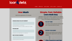 What Loan4debt.co.za website looked like in 2023 (1 year ago)