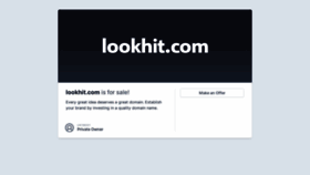 What Lookhit.com website looked like in 2023 (1 year ago)