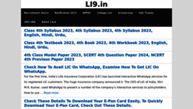 What Li9.in website looked like in 2023 (1 year ago)