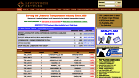 What Livestocknetwork.com website looked like in 2023 (1 year ago)