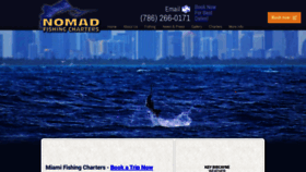 What Luckyfishingcharters.com website looked like in 2023 (1 year ago)