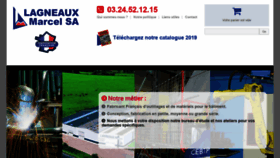 What Lagneaux.fr website looked like in 2023 (2 years ago)