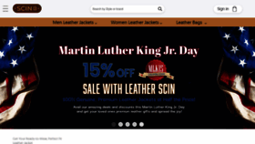 What Leatherscin.com website looked like in 2023 (1 year ago)